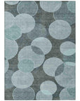 Addison Rugs Jaelanor Teal Washable Indoor-Outdoor Rug