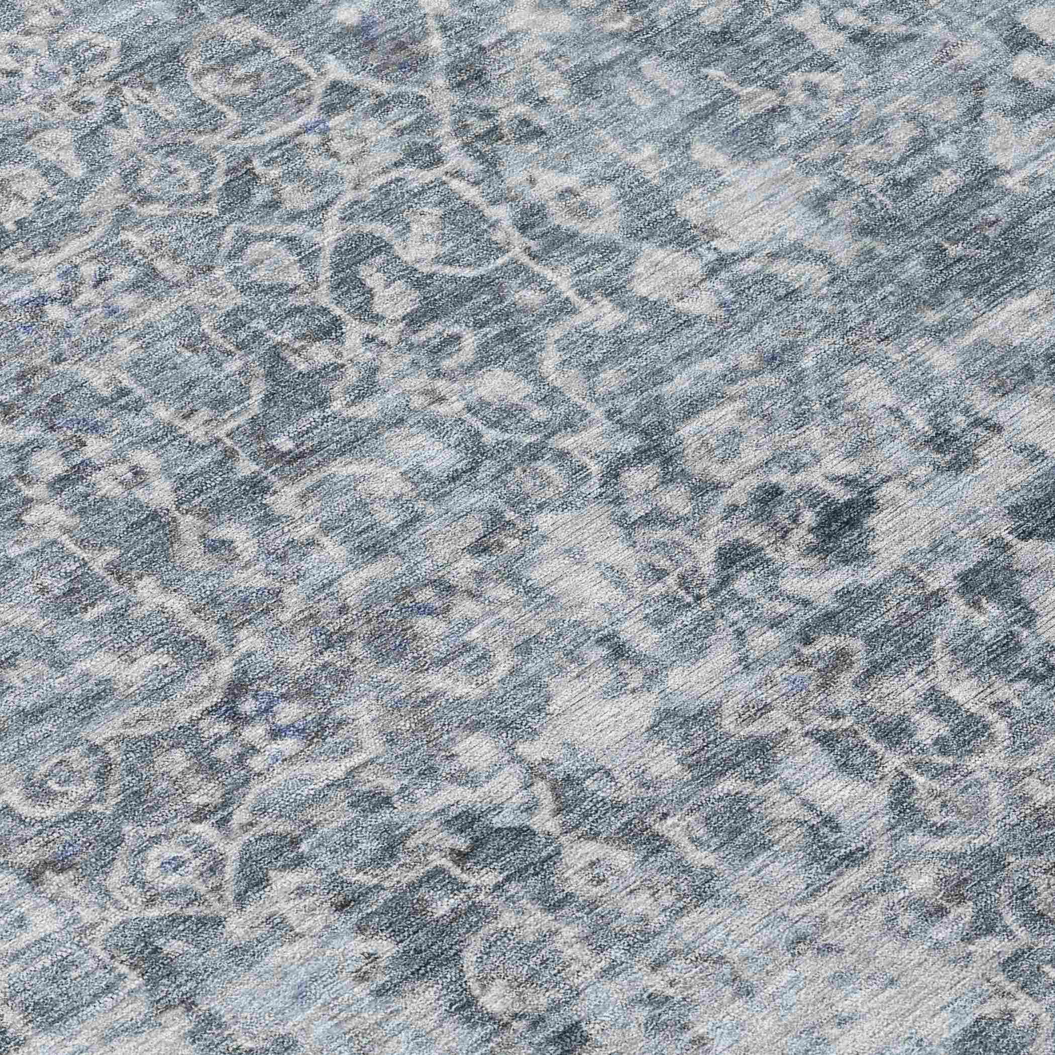 Addison Rugs Jaelara Blue Washable Indoor-Outdoor Rug