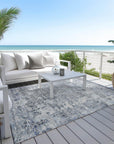 Addison Rugs Jaelara Blue Washable Indoor-Outdoor Rug