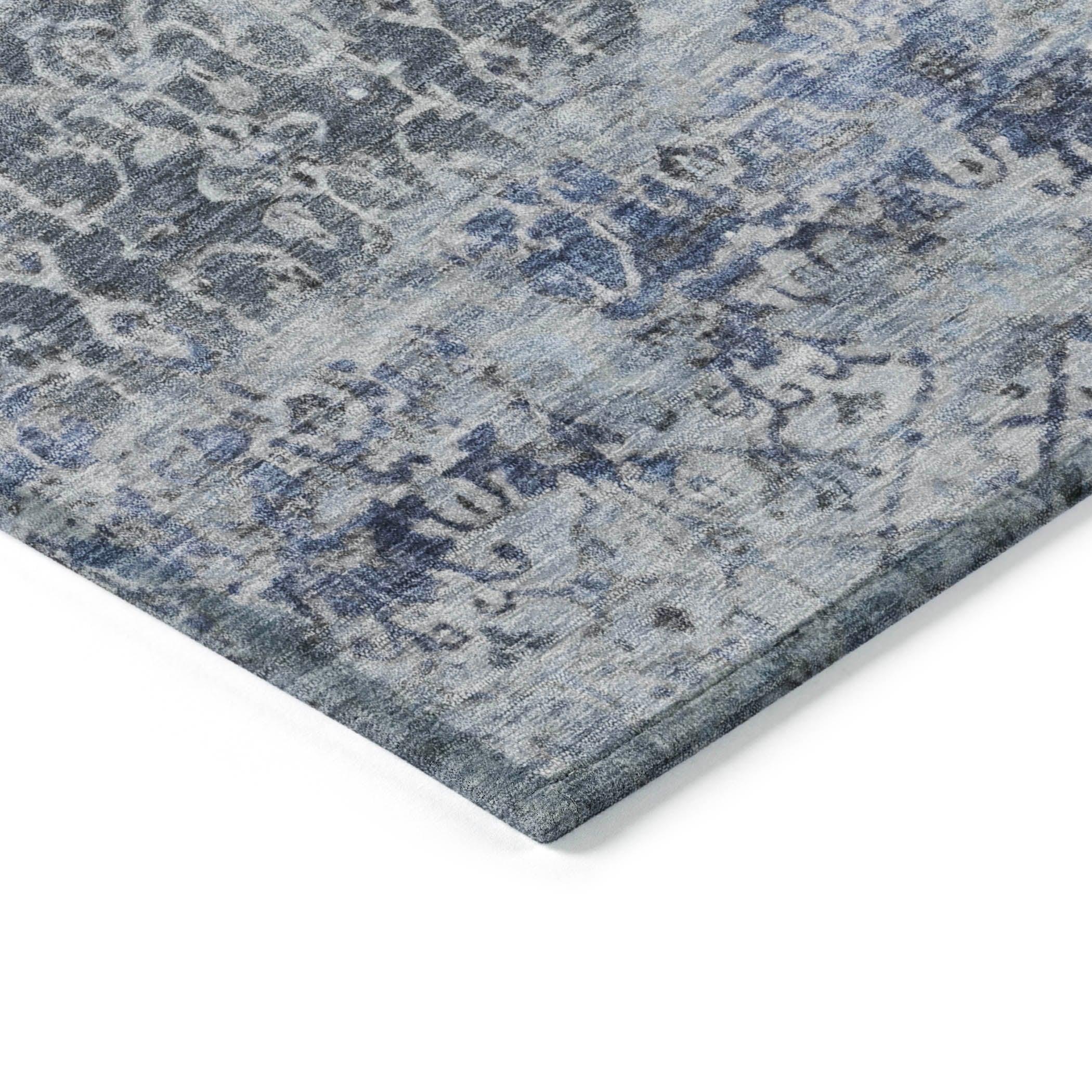 Addison Rugs Jaelara Blue Washable Indoor-Outdoor Rug