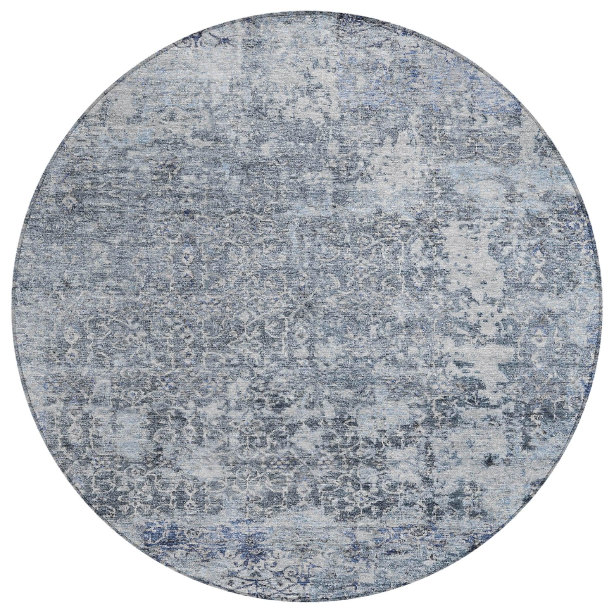 Addison Rugs Jaelara Blue Washable Indoor-Outdoor Rug