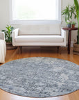 Addison Rugs Jaelara Blue Washable Indoor-Outdoor Rug