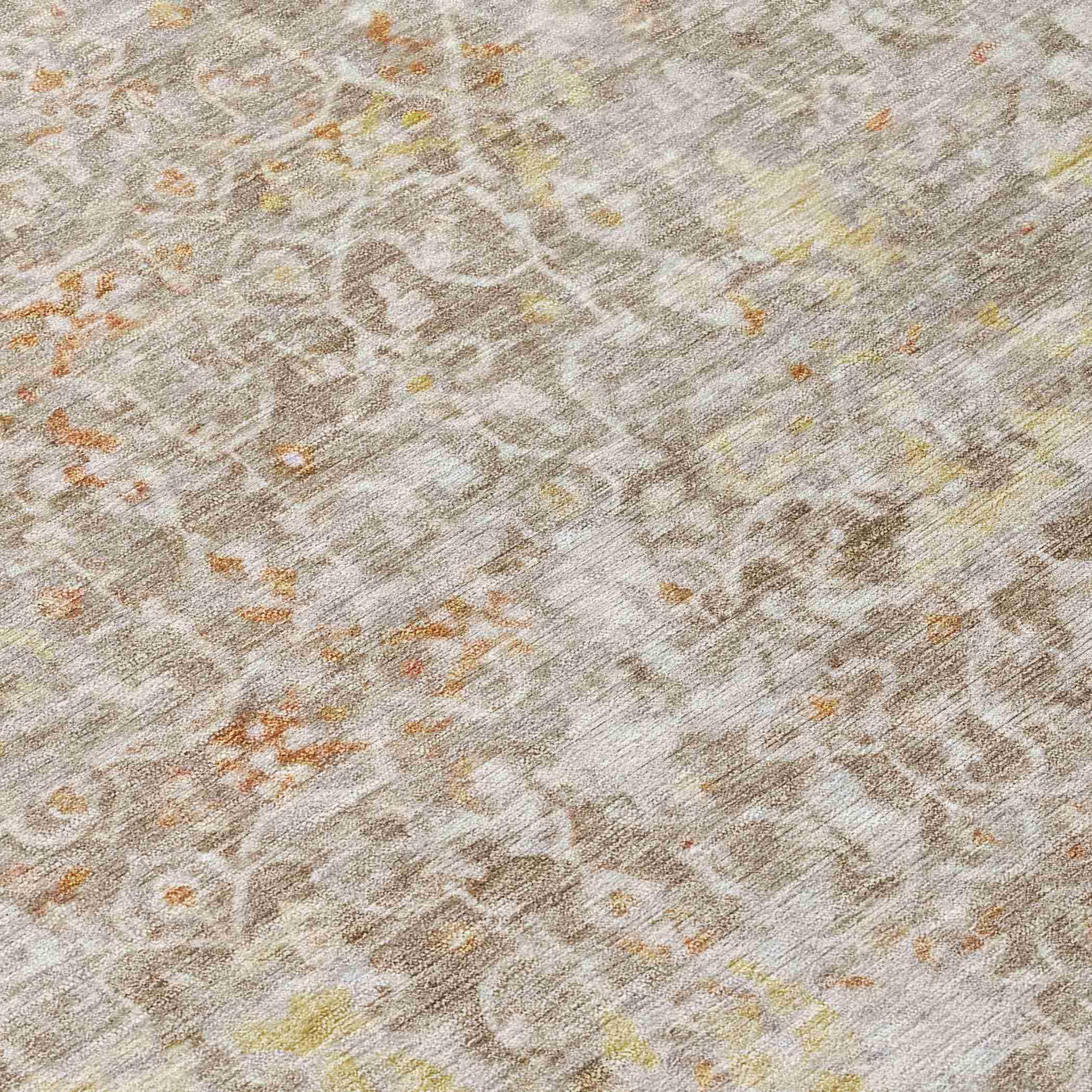 Addison Rugs Jaelara Brown Washable Indoor-Outdoor Rug