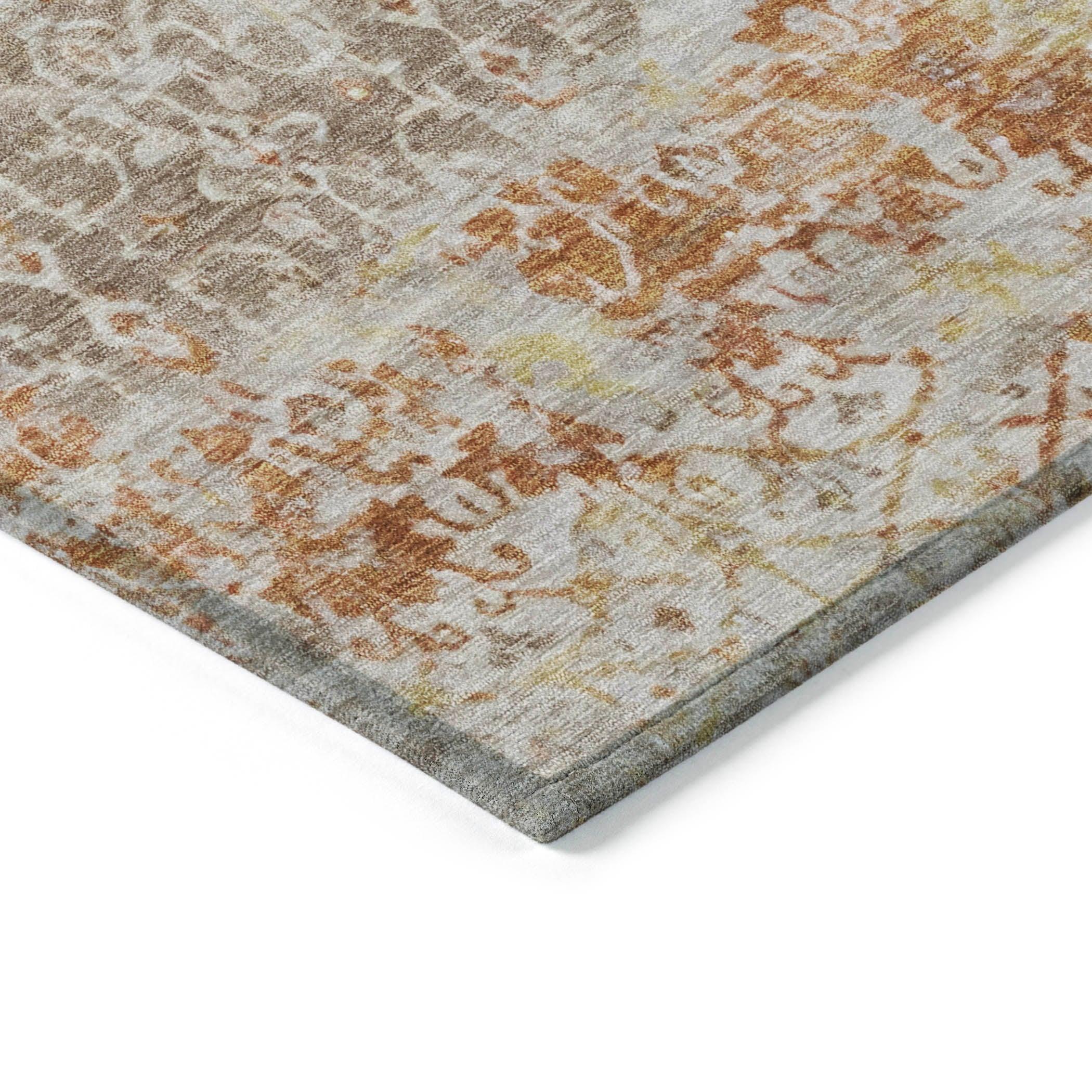 Addison Rugs Jaelara Brown Washable Indoor-Outdoor Rug