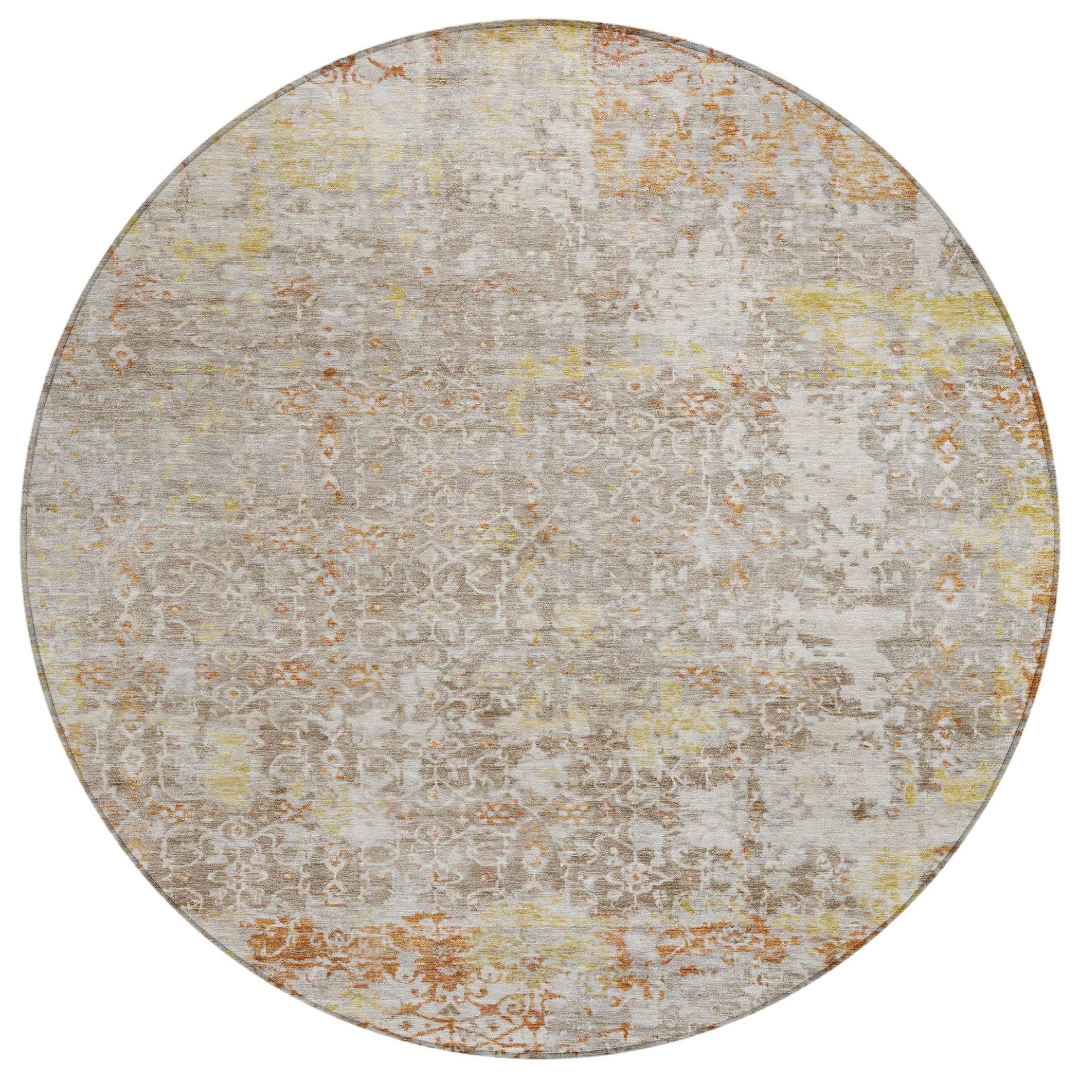 Addison Rugs Jaelara Brown Washable Indoor-Outdoor Rug