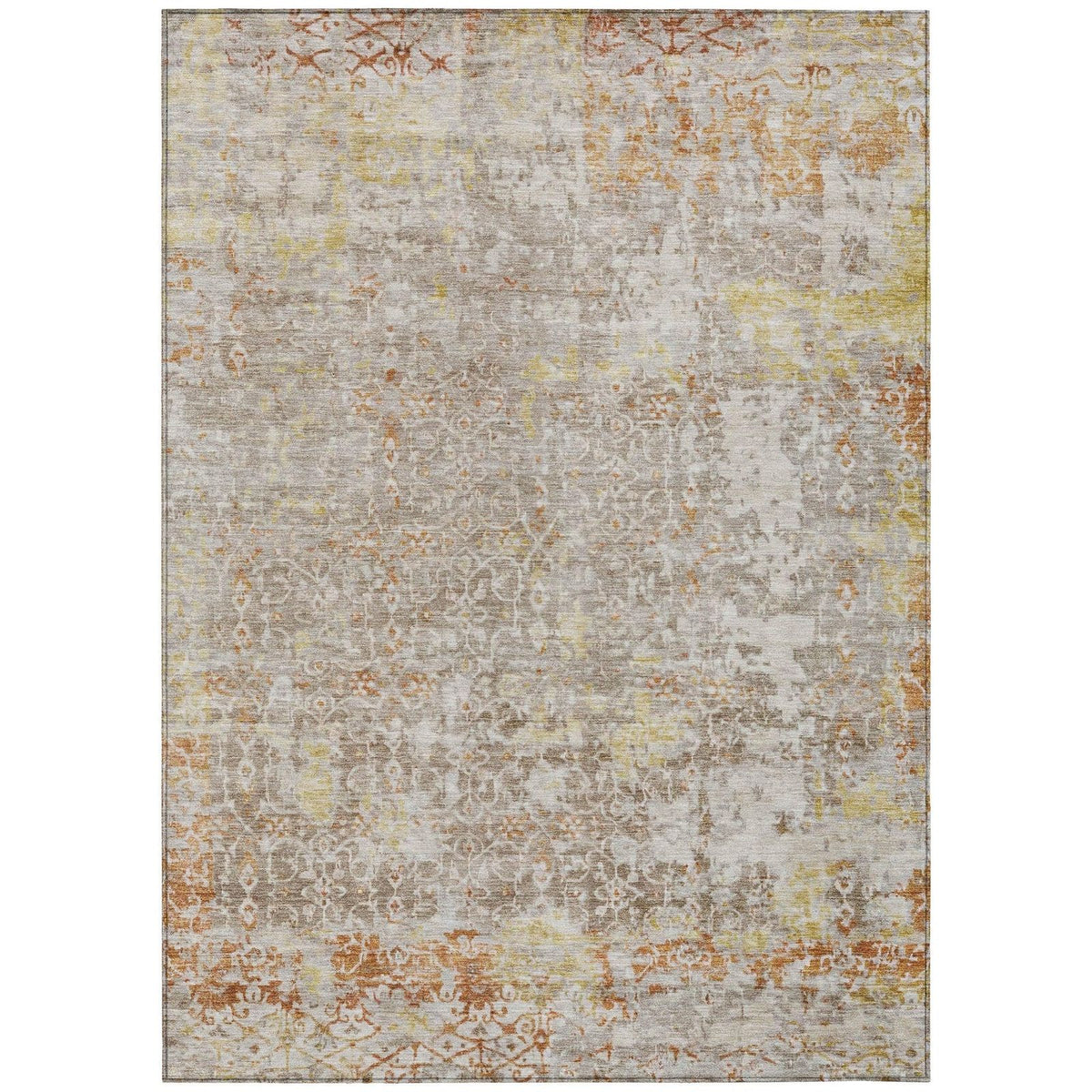 Addison Rugs Jaelara Brown Washable Indoor-Outdoor Rug