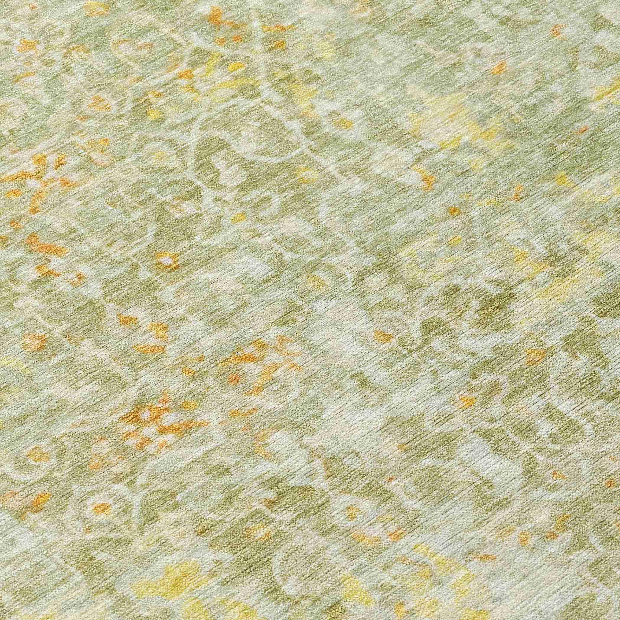 Addison Rugs Jaelara Green Washable Indoor-Outdoor Rug