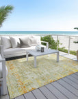 Addison Rugs Jaelara Green Washable Indoor-Outdoor Rug