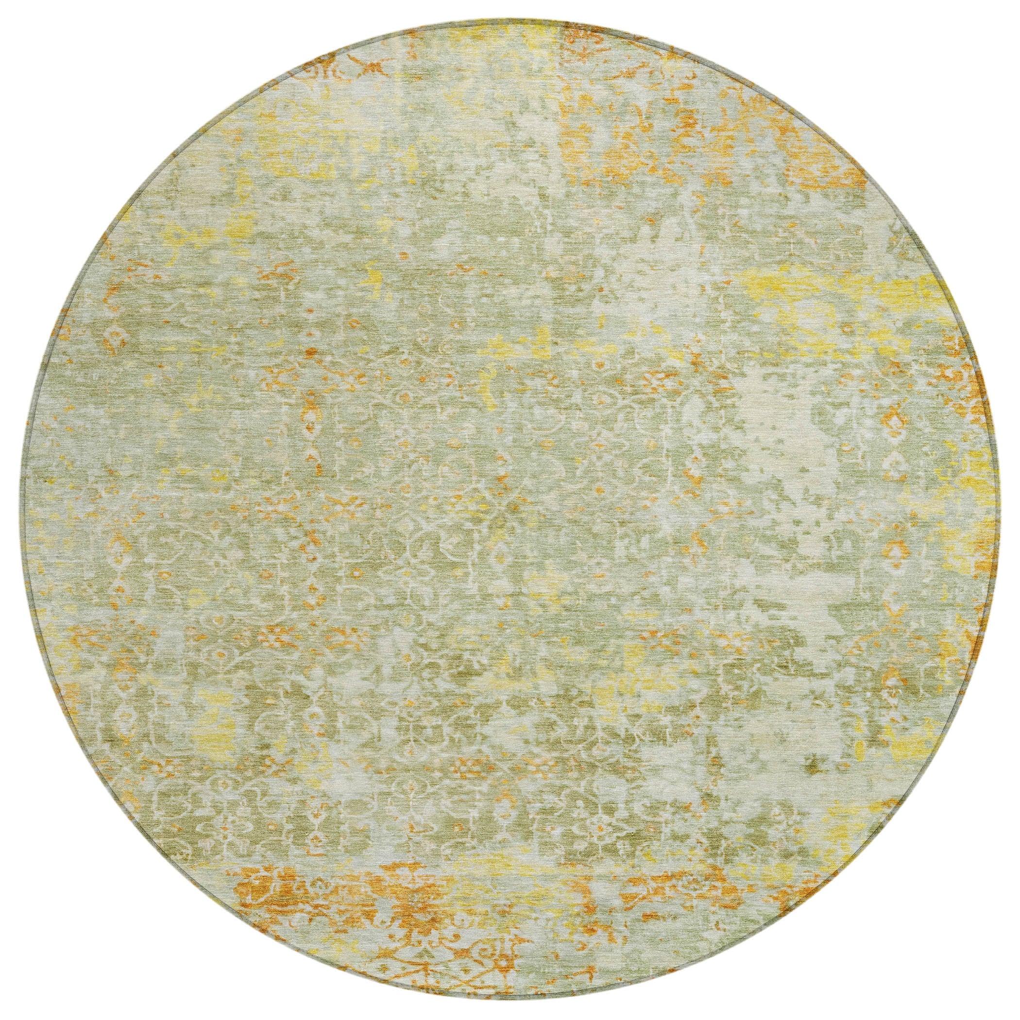 Addison Rugs Jaelara Green Washable Indoor-Outdoor Rug