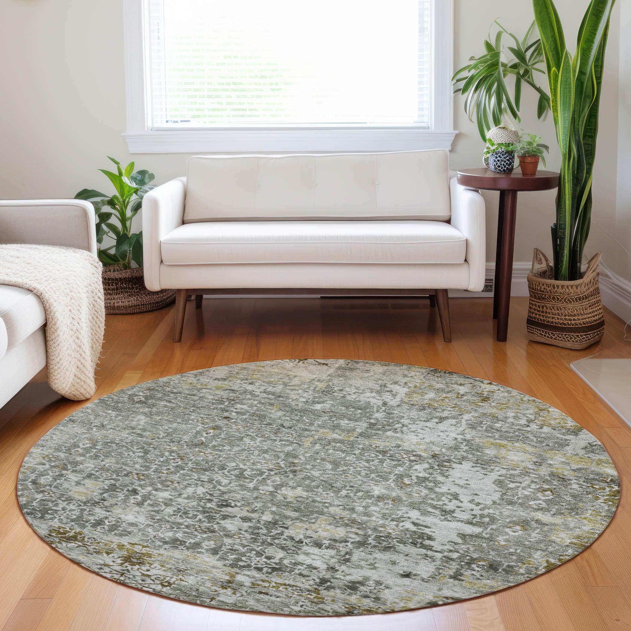 Addison Rugs Jaelara Taupe Washable Indoor-Outdoor Rug
