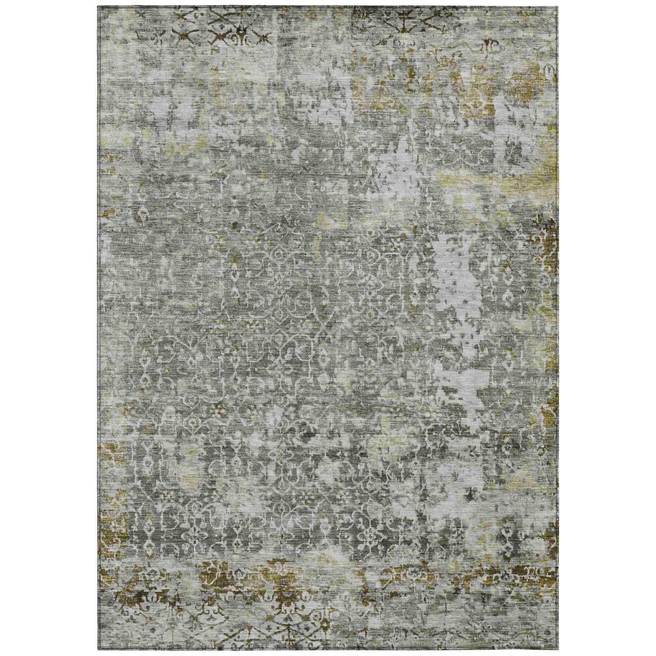 Addison Rugs Jaelara Taupe Washable Indoor-Outdoor Rug