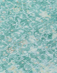 Addison Rugs Jaelara Teal Washable Indoor-Outdoor Rug