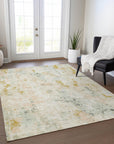Addison Rugs Jaelaris Brown Washable Indoor-Outdoor Rug