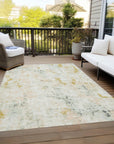 Addison Rugs Jaelaris Brown Washable Indoor-Outdoor Rug
