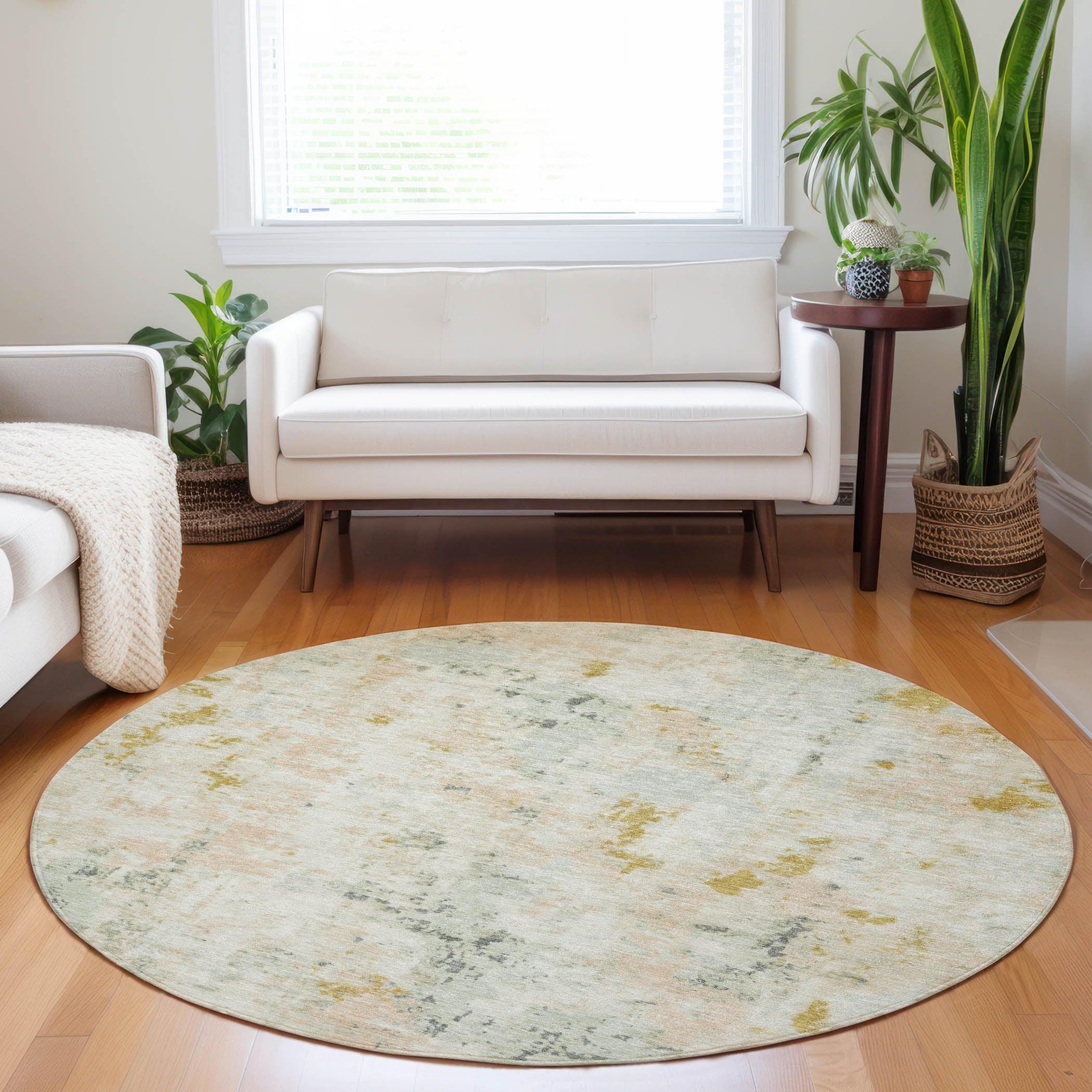 Addison Rugs Jaelaris Brown Washable Indoor-Outdoor Rug