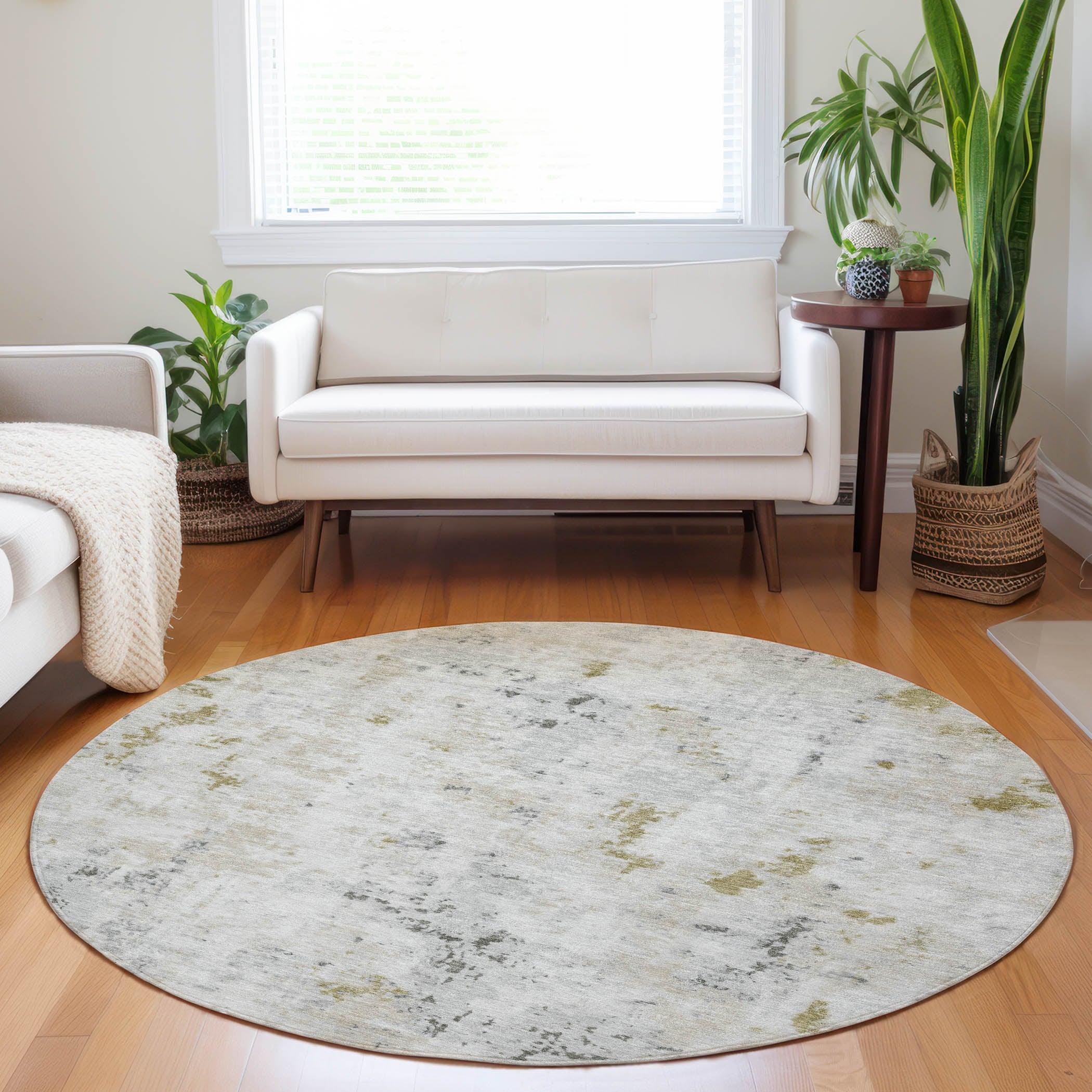 Addison Rugs Jaelaris Ivory Washable Indoor-Outdoor Rug