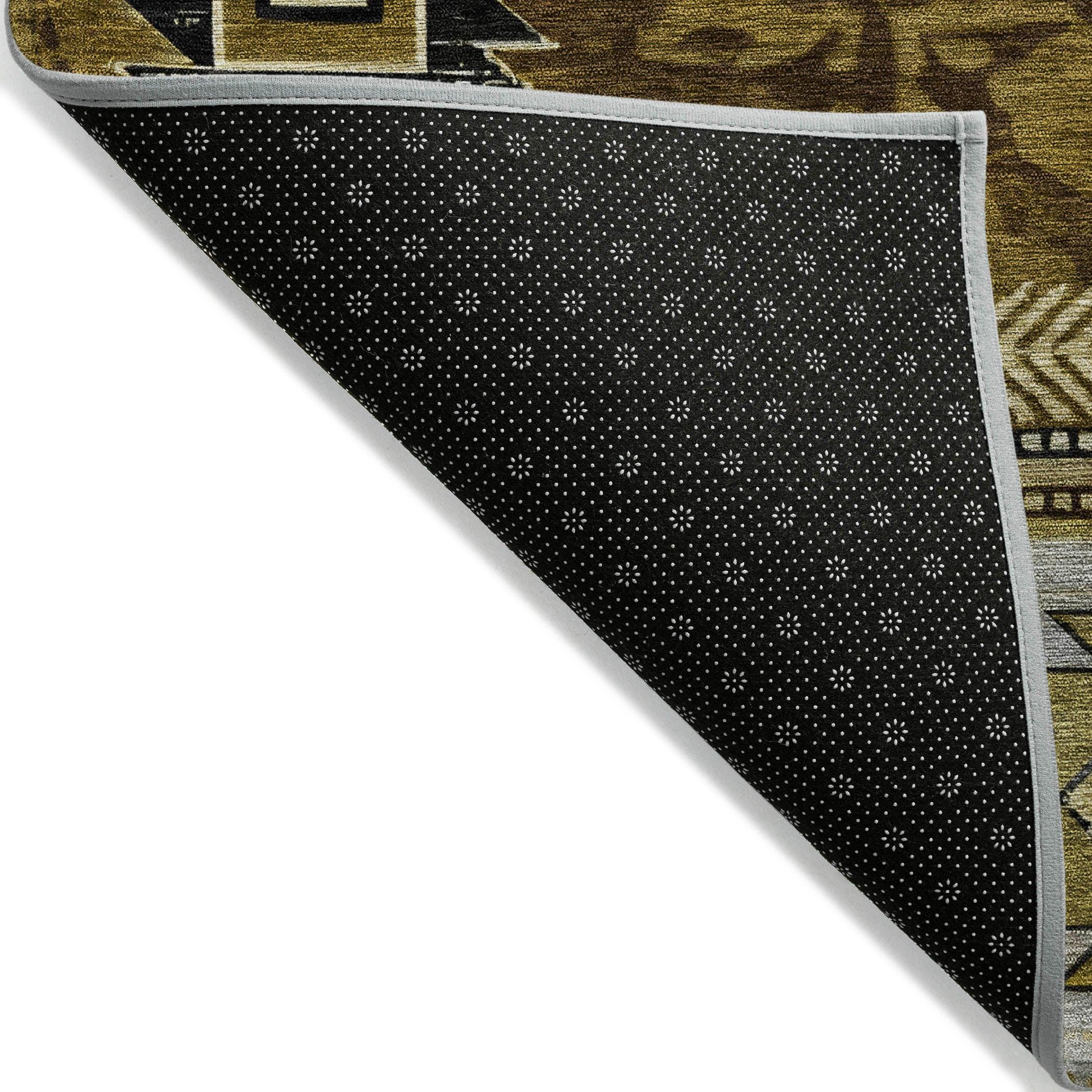 Addison Rugs Jaelas Brown Washable Indoor-Outdoor Rug