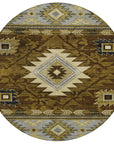 Addison Rugs Jaelas Brown Washable Indoor-Outdoor Rug