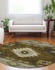 Addison Rugs Jaelas Brown Washable Indoor-Outdoor Rug