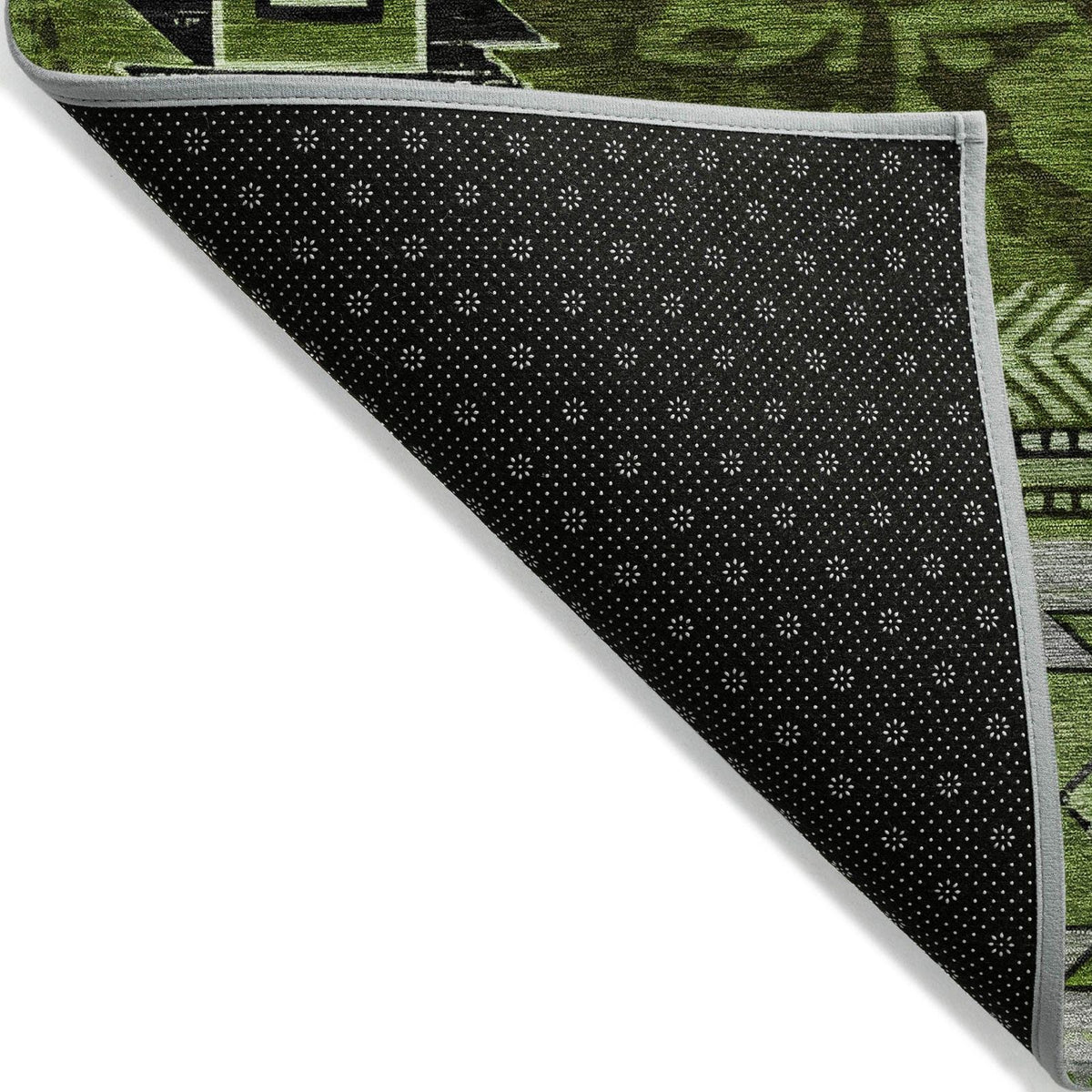Addison Rugs Jaelas Green Washable Indoor-Outdoor Rug