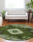 Addison Rugs Jaelas Green Washable Indoor-Outdoor Rug