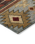 Addison Rugs Jaelas Orange Washable Indoor-Outdoor Rug