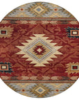 Addison Rugs Jaelas Orange Washable Indoor-Outdoor Rug