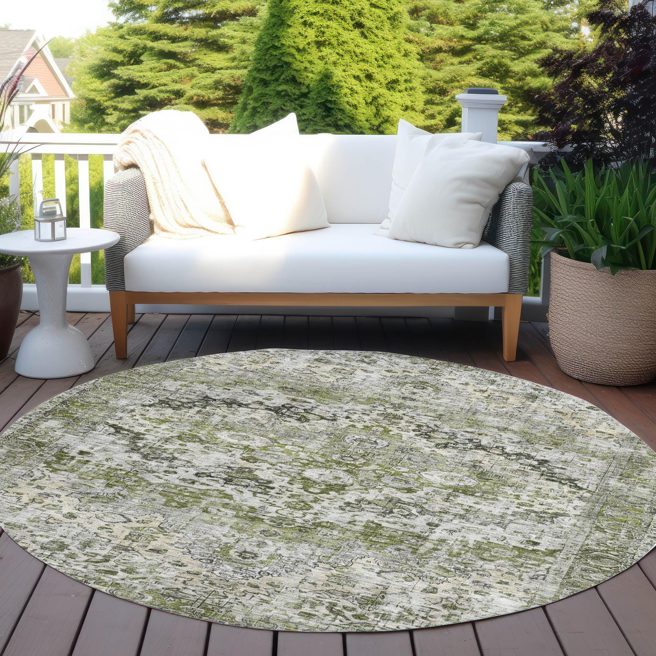 Addison Rugs Jaelien Aloe Washable Indoor-Outdoor Rug