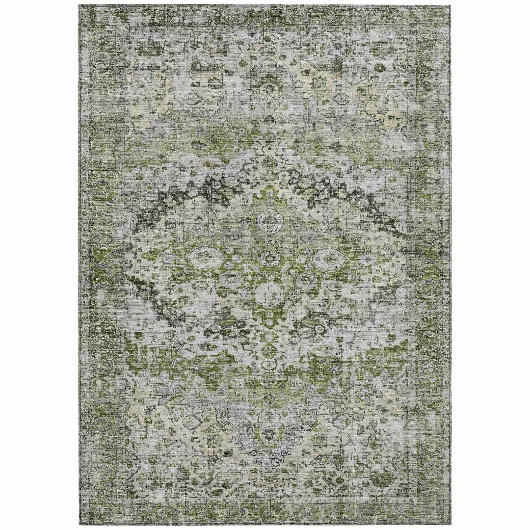 Addison Rugs Jaelien Aloe Washable Indoor-Outdoor Rug