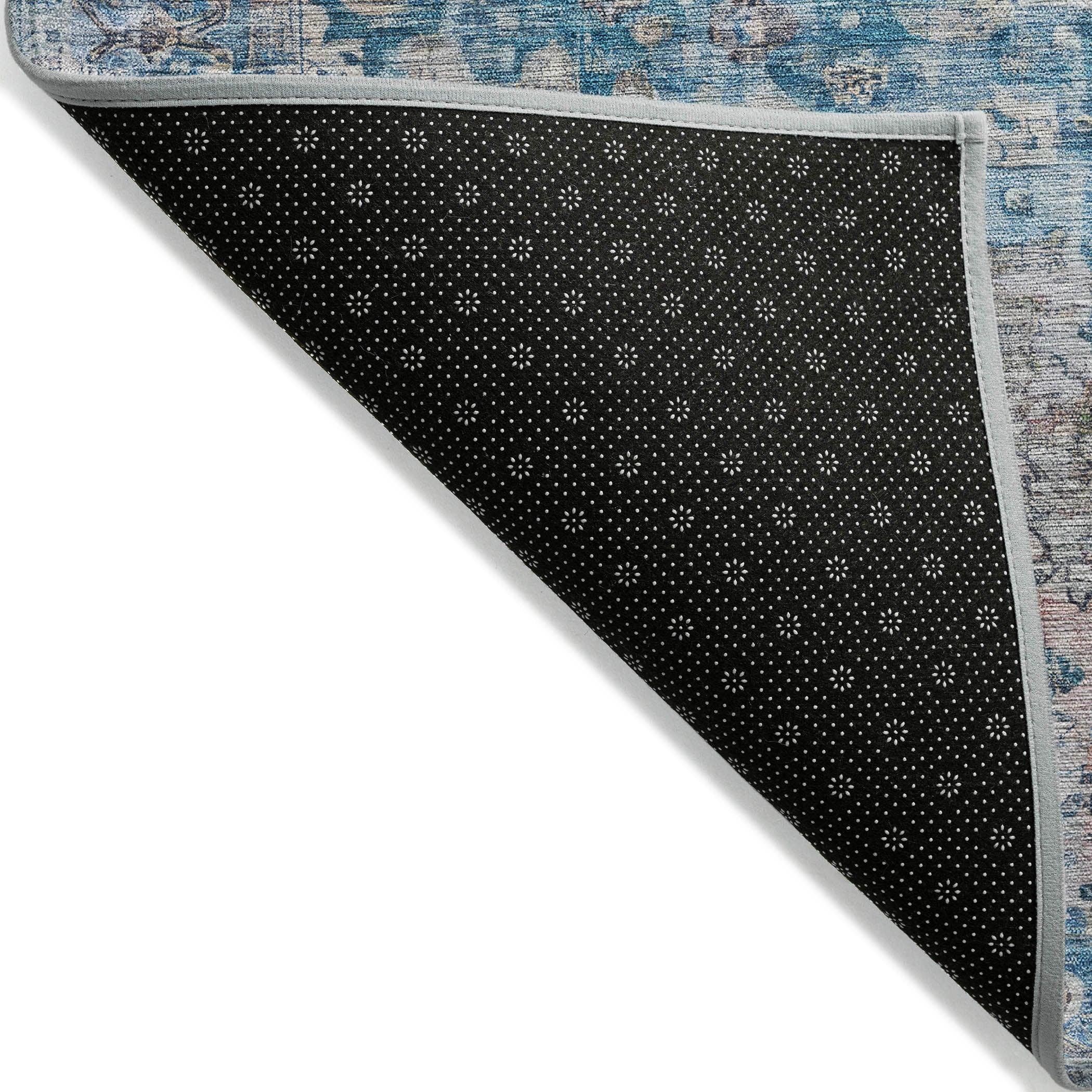Addison Rugs Jaelien Blue Washable Indoor-Outdoor Rug