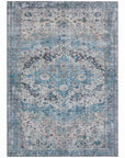 Addison Rugs Jaelien Blue Washable Indoor-Outdoor Rug