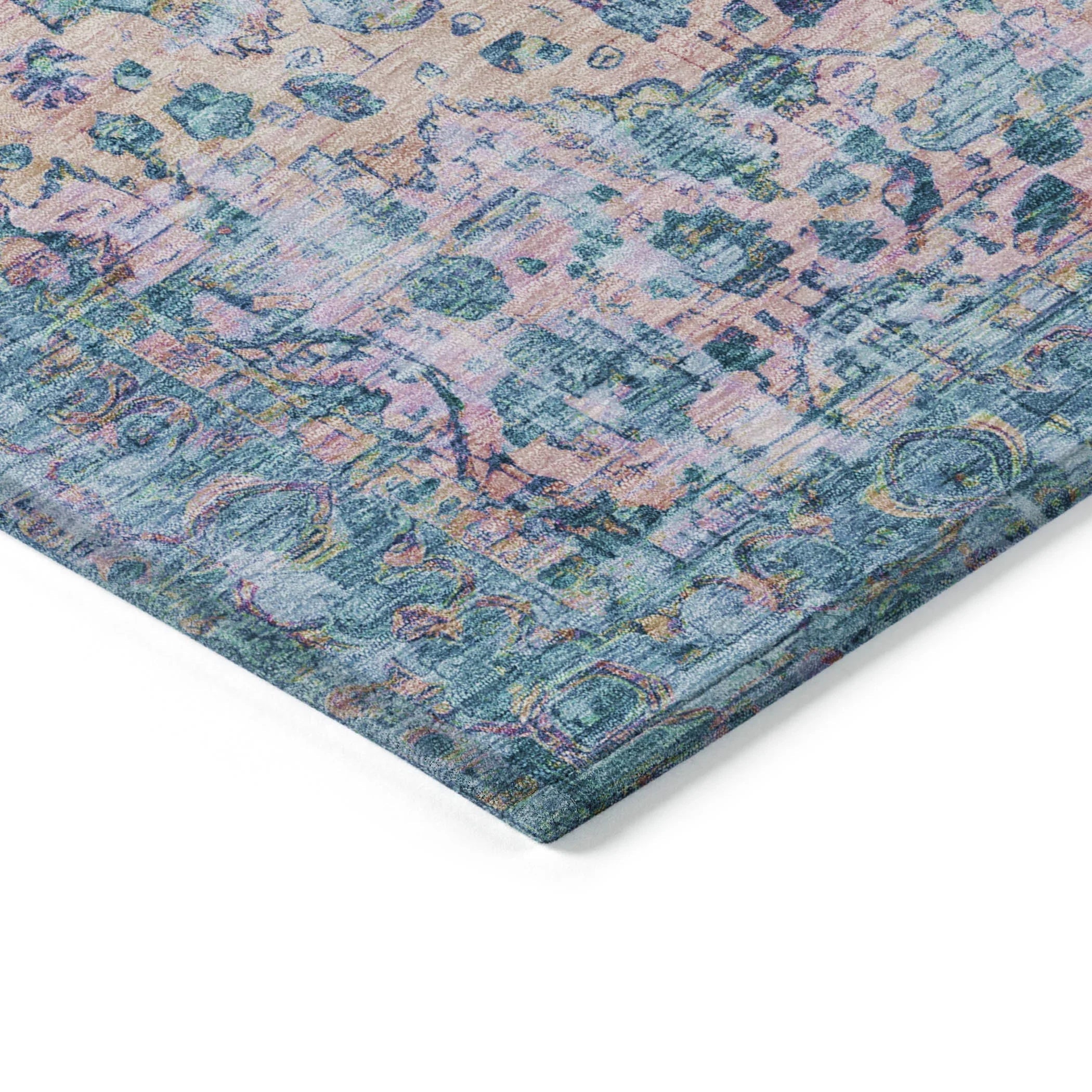 Addison Rugs Jaelien Denim Washable Indoor-Outdoor Rug