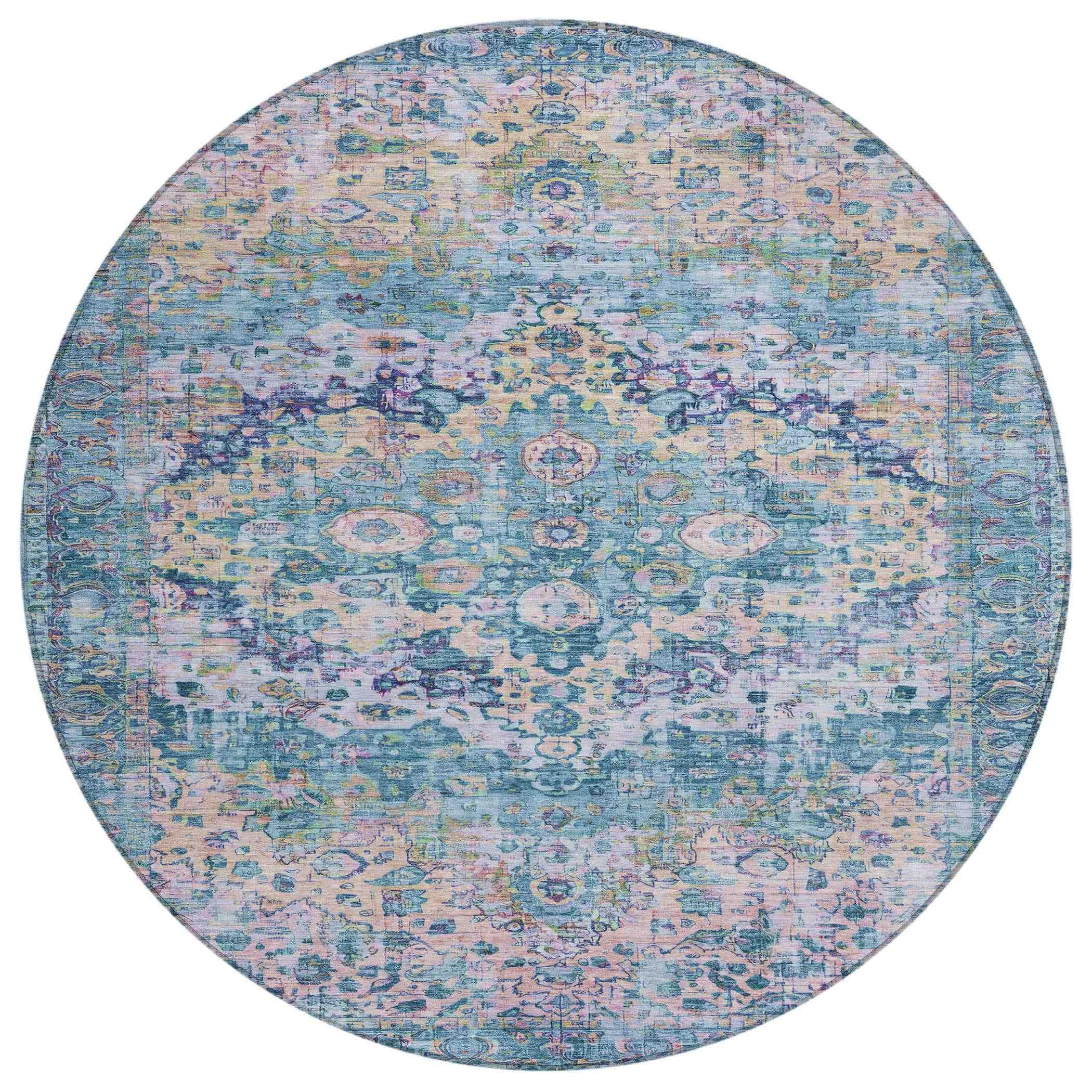 Addison Rugs Jaelien Denim Washable Indoor-Outdoor Rug