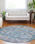 Addison Rugs Jaelien Denim Washable Indoor-Outdoor Rug