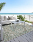 Addison Rugs Jaelien Green Washable Indoor-Outdoor Rug