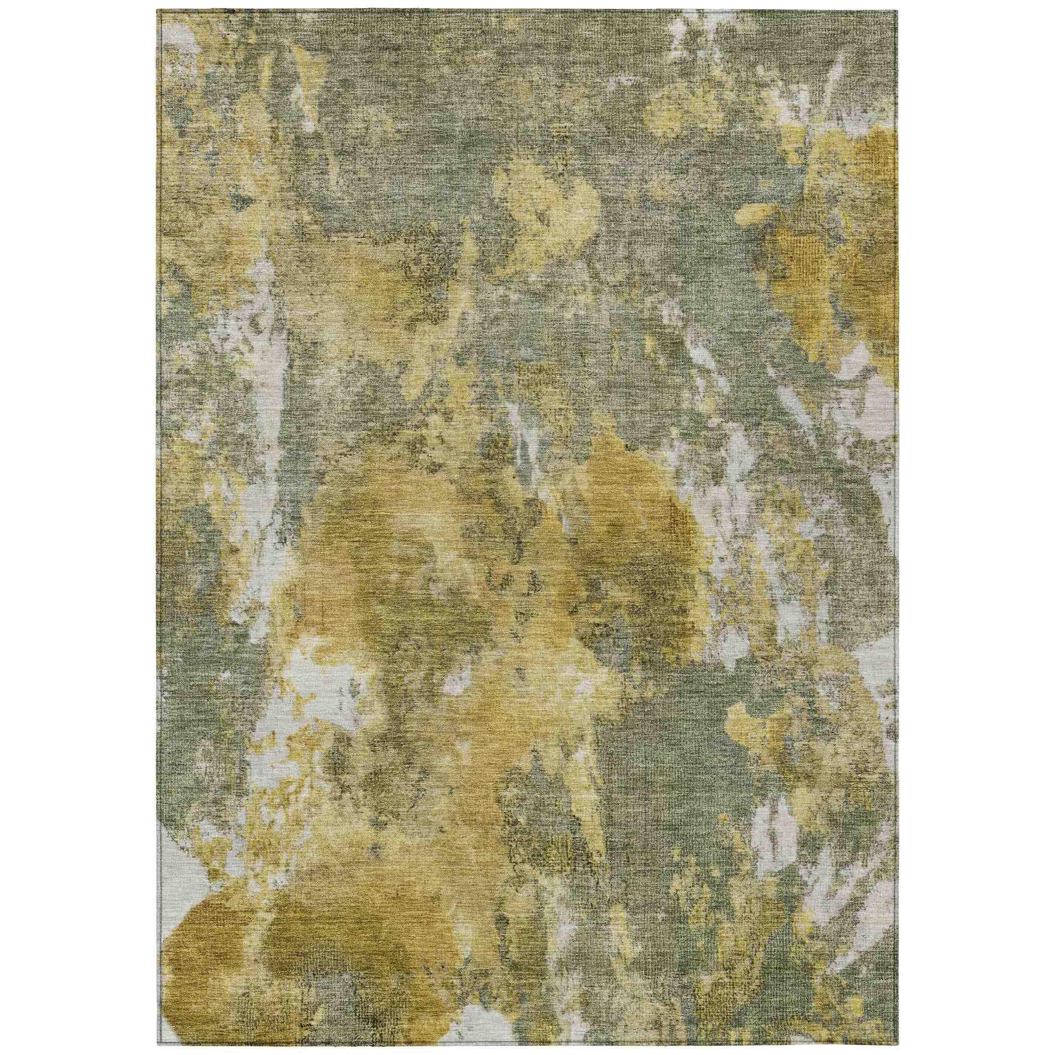 Addison Rugs Jaelion Brown Washable Indoor-Outdoor Rug