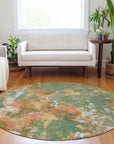 Addison Rugs Jaelion Green Washable Indoor-Outdoor Rug