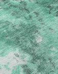 Addison Rugs Jaelion Teal Washable Indoor-Outdoor Rug