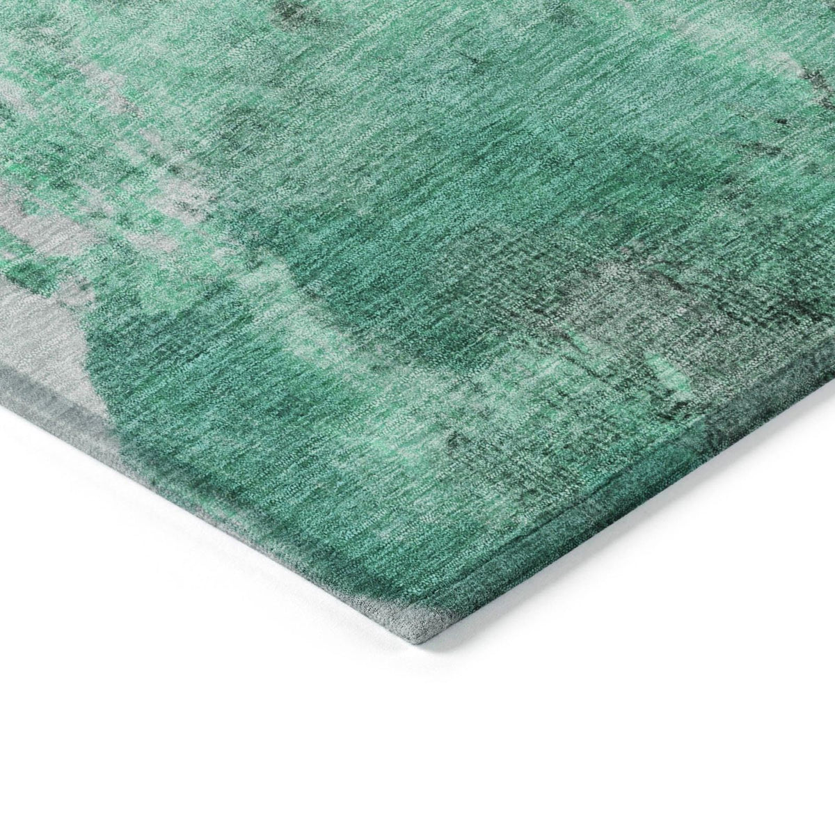 Addison Rugs Jaelion Teal Washable Indoor-Outdoor Rug