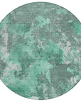 Addison Rugs Jaelion Teal Washable Indoor-Outdoor Rug