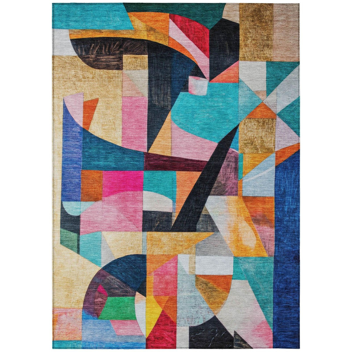 Addison Rugs Jaelira Blue Washable Indoor-Outdoor Rug
