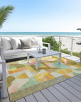 Addison Rugs Jaelira Gold Washable Indoor-Outdoor Rug