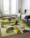 Addison Rugs Jaelira Green Washable Indoor-Outdoor Rug