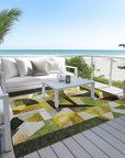 Addison Rugs Jaelira Green Washable Indoor-Outdoor Rug