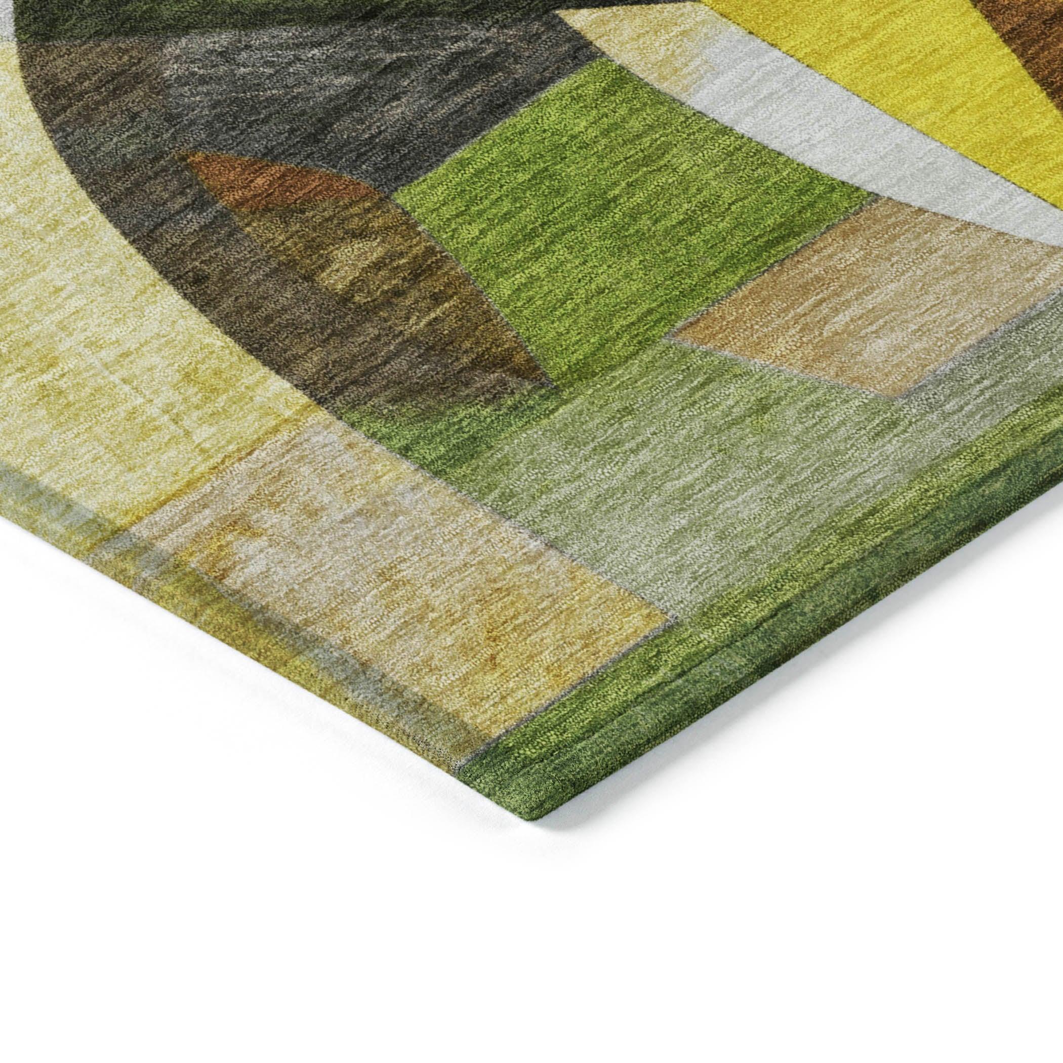 Addison Rugs Jaelira Green Washable Indoor-Outdoor Rug
