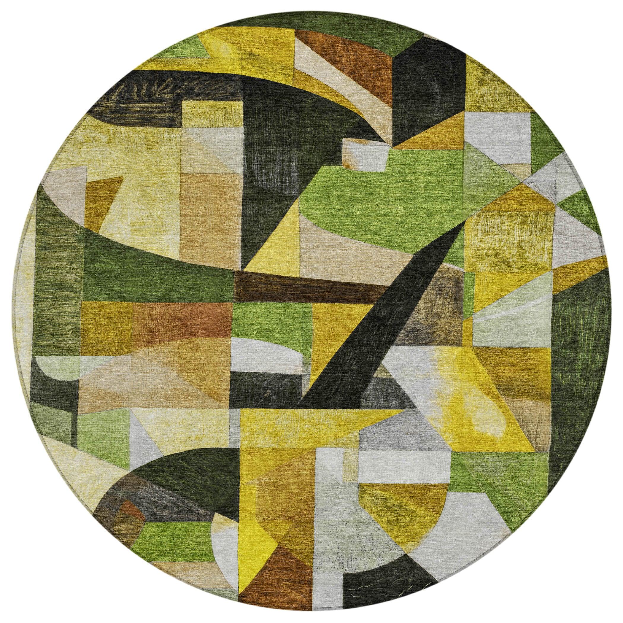 Addison Rugs Jaelira Green Washable Indoor-Outdoor Rug