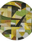 Addison Rugs Jaelira Green Washable Indoor-Outdoor Rug