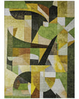 Addison Rugs Jaelira Green Washable Indoor-Outdoor Rug