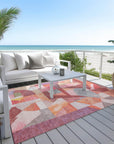 Addison Rugs Jaelira Orange Washable Indoor-Outdoor Rug