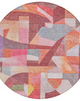 Addison Rugs Jaelira Orange Washable Indoor-Outdoor Rug